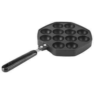 Tissting Takoyaki Pfanne Grillpfanne 12 Löcher 4 cm
