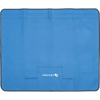 Högert TECHNIK Magnetische Karosserie-Schutzmatte 120×100 cm, ölresistent, mit 4 Taschen, Kotflügelschoner für Mechaniker, Magnetmatte KFZ Werkstatt, Lackschut, wiederverwendbar