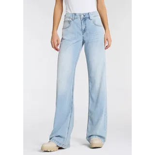 Herrlicher Edna Denim Light Ausgestelltes Bein Blau 29