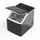 Eiswürfelmaschine Edelstahl 13 kg/24 h Touchscreen kristallklare Eiswürfel niedriger Energieverbrauch Ideal für Partys/Gartenfeste