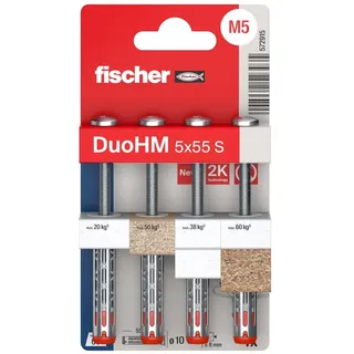 Fischer DuoHM Hohlraumdübel 5 x 55 mm 4 Stück