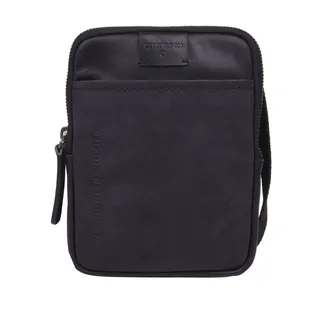 Strellson Brick Lane Brian Umhängetasche Leder Black