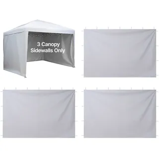 Vevor Seitenwände für Pavillon 3x3 3 Stück Weiß