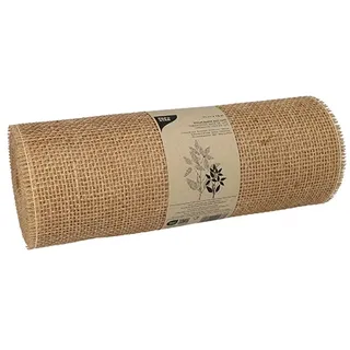 Papstar Dekoband Jute 10 m natur auf Rolle