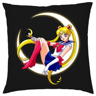 Blondie & Brownie Dekokissen Fun Comic Sailor Moon Anime Manga schwarz