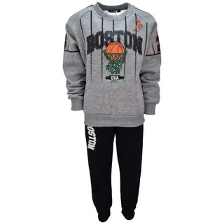 Fashion Boy Jogginganzug Sweatanzug Jogginganzug Freizeitanzug JF247a grau 140/146