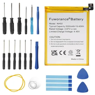 Fuworance 5000mAh 3,87V NH50 Ersatzakku kompatibel mit Motorola E13 G22 E22S E32 G13 G22 XT2345 XT2229-5 XT2227-2 XT2331 XT2231-2 XT2335-2 Smartphone Li-Ion Akku