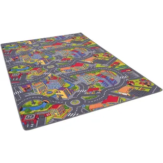 Snapstyle Kinder Spiel Strassenteppich 200 x 200 cm Bunt