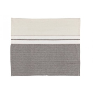 4Living Saunabank Handtuch 60 x 50 Weiß - Grau