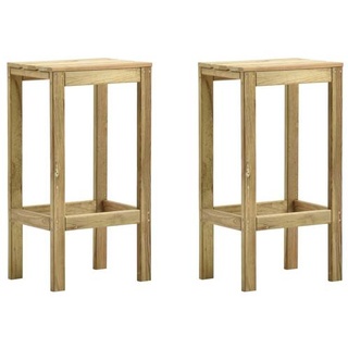 vidaXL Garten-Barhocker 2 Stk. Imprägniertes Kiefernholz