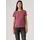 T-Shirt TEE Minilogo Damen Gr M 38 crushed berry cotton Jersey Obermaterial 100 Baumwolle figurbetont hüftlang Rundhals gerader Abschluss Shirts T-Shirt mit kleiner Logostickerei