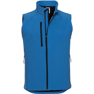 Russell Softshell Weste, azure blue, L