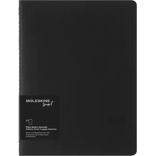 Moleskine Notizbuch Smart Cahier Journal Extra Large Unkariert Schwarz