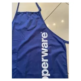 TUPPERWARE Backen Kochschürze blau Koch Back Schürze Backschürze Kochen
