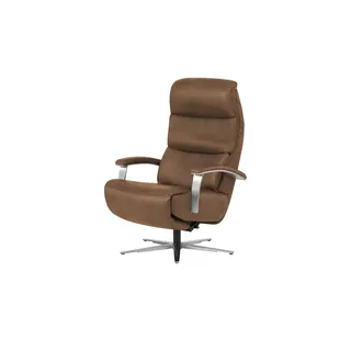Hukla Ledersessel  Florian ¦ braun ¦ Maße (cm): B: 73 H: 115 T: 91.0