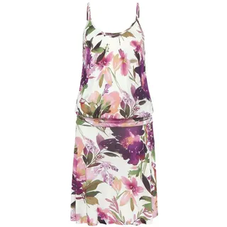 beachtime by lascana Jerseykleid Shirtkleid Weiß 40