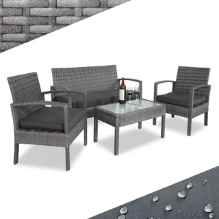 CASARIA Balkonset 7-tlg. Grau