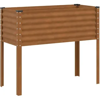 vidaXL Pflanzkübel 100 x 41 x 90 cm Braun