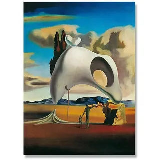 Salvador dali surrealismus wandkunstbild leinwand malerei retro poster und druck for wohnzimmer dekoration kein frame (Color : A, Size : A4 21x30cm No Frame)