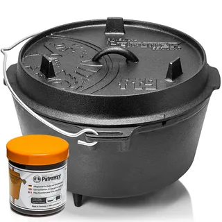 Petromax Dutch Oven Set ft9 Feuertopf+Plegepaste | Aktion 2024 von Mai bis Dez.