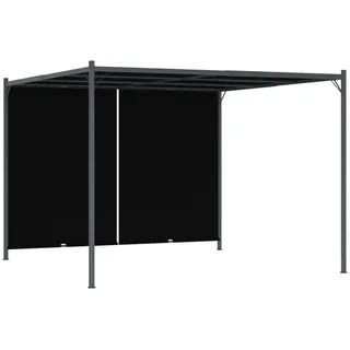 vidaXL Gartenpergola mit Versenkbarem Dach 3x3 m Anthrazit
