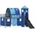 Kinderbett Reese 90 Metall schwarz/blau