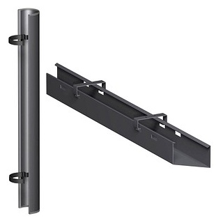 geramöbel Flex Kabelwannen-Set 120,0 cm grau
