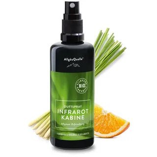 Allgäuquelle Bio Raumduft Infrarotkabinen-Spray Erfrischung Saunaduft 100 ml Spray