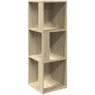 vidaXL Eckregal 33 x 33 x 100 cm Braun