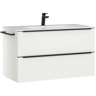 Nobilia City Line Waschtisch mit Unterschrank 101 cm