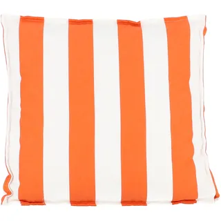 JAN KURTZ Boxkissen 40 x 40 cm Weiß/Orange