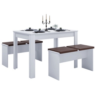 VCM Esstisch »Esal XXL«, BxL: 70 x 110 cm - weiss