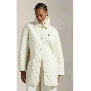 Polo Ralph Lauren für Damen. 211971180001 Off-white Steppjacke (XS), Weiß, Lässig, Recyceltes Polyester