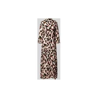 Hemdblusenkleid aus Viskose mit Knopfleiste, Black, $listsize[$i].replace('"','"')