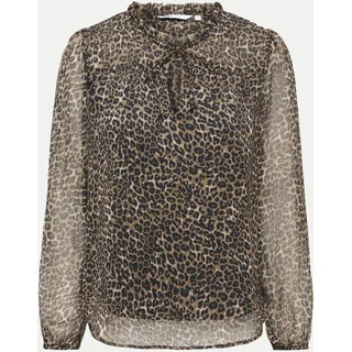 Gemusterte Bluse Mehrfarbig XS