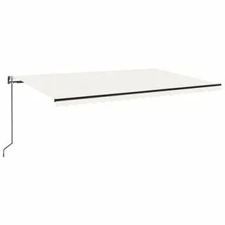 vidaXL LED Automatische Markise 500 x 300 cm creme inkl. Windsensor 3069152