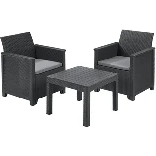 KETER Emma Balcony Set 2-tlg. Graphit
