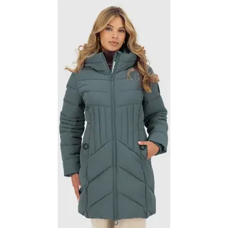 Alife & Kickin Wintermantel PriscillaAK A Puffer Parka CS Mantel, Longjacket blau 40