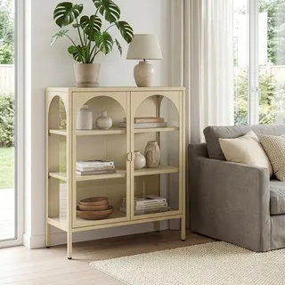 [en.casa] Klippestad 95 x 80 x 35 cm Kamelfarben