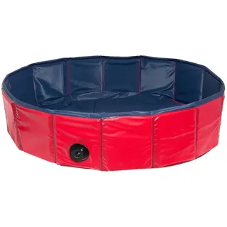 Karlie Doggy Pool Hundepool 120 cm Blau/Rot