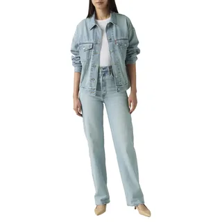 Levi's Ribcage Full Length Mom Jeans Hellblau 32/32