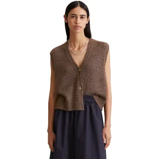 Marc O'Polo Ärmellose Strickweste regular, braun L