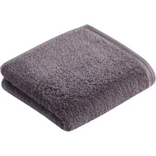 VOSSEN Vegan Life Handtuch 2 x 50 x 100 cm dunkelgrau