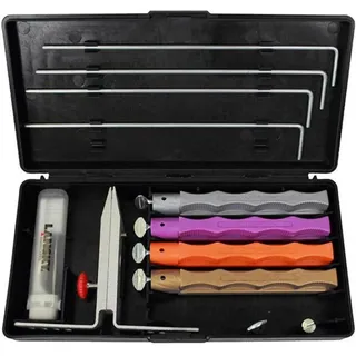 Lansky Deluxe Diamond, Messerschärfer, Bronze, Schwarz, Violett, Grau