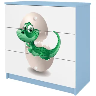 Raumhirsch Furniture Kommode, Blau, Holzwerkstoff, Rechteckig, 81x81x41 cm, Babymöbel, Kinderkommoden