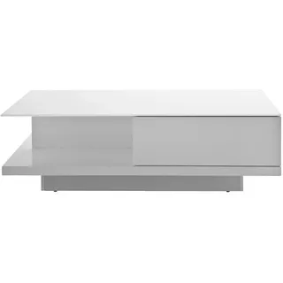 SalesFever Couchtisch Weiß MDF 120 x 60 x 20 cm