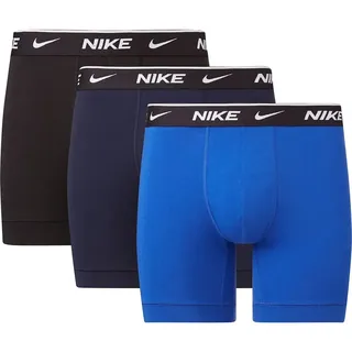 Nike Boxershort 3er Pack Blau/Schwarz L