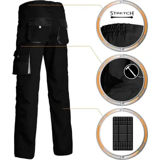 Reis FORECO-T BJS schwarz Bundhose 62 - 62