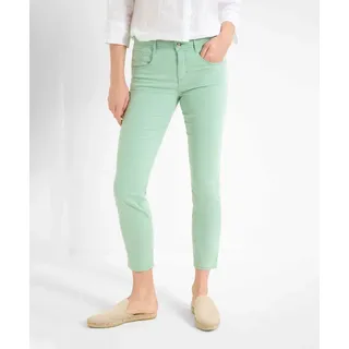 5-Pocket-Jeans BRAX "Style SHAKIRA S" Gr. 38K (19), Kurzgrößen, grün (mint) Damen Jeans 5-Pocket-Jeans