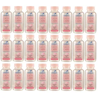 24x San Benedetto Skin Care Natürlichem Mineralwasser mit Kollagen, Zink und Hyaluronsäure,mit Pfirsich- und Rotem Fruchtgeschmack 220ml + Italian Gourmet Polpa di Pomodoro 400g Dose